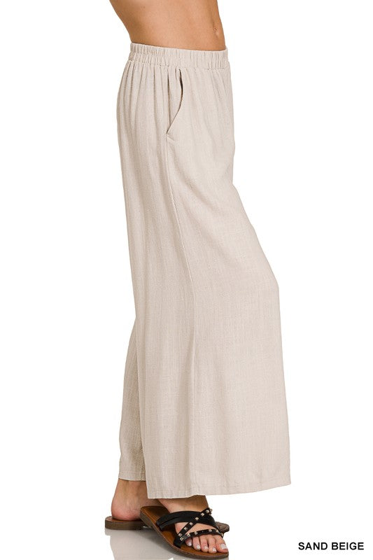Callie Pants-Sand Beige