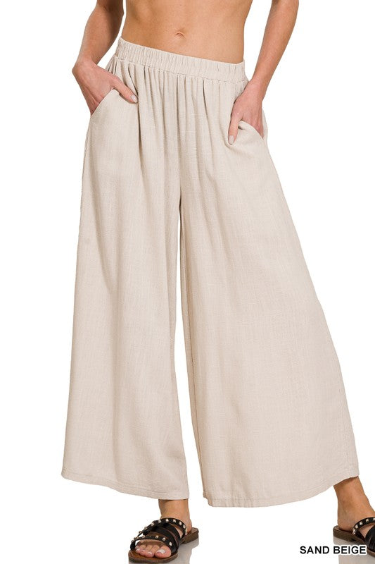 Callie Pants-Sand Beige