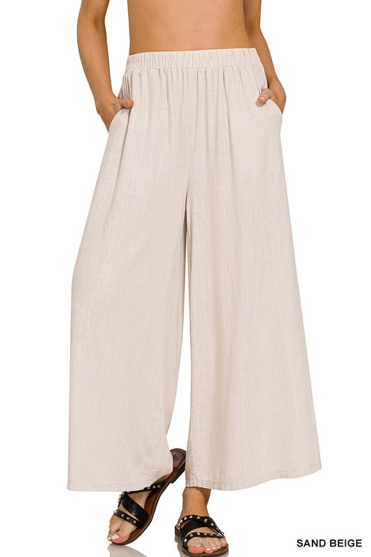Callie Pants-Sand Beige