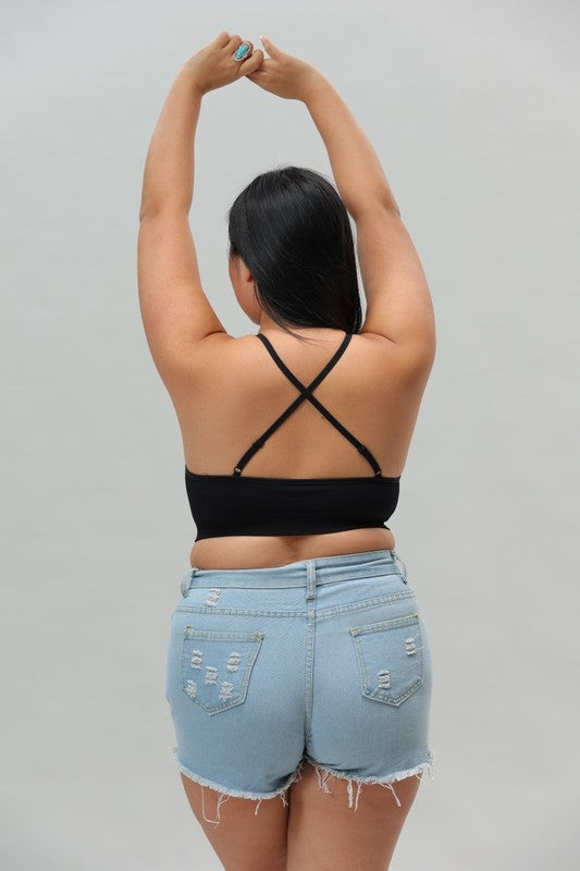 Chloe Plus Size Bralette-Black Coming Soon