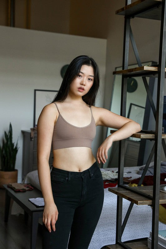 Zoey Bralette-Mocha