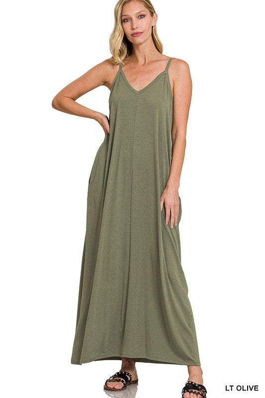 Sandra Maxi- Light Olive