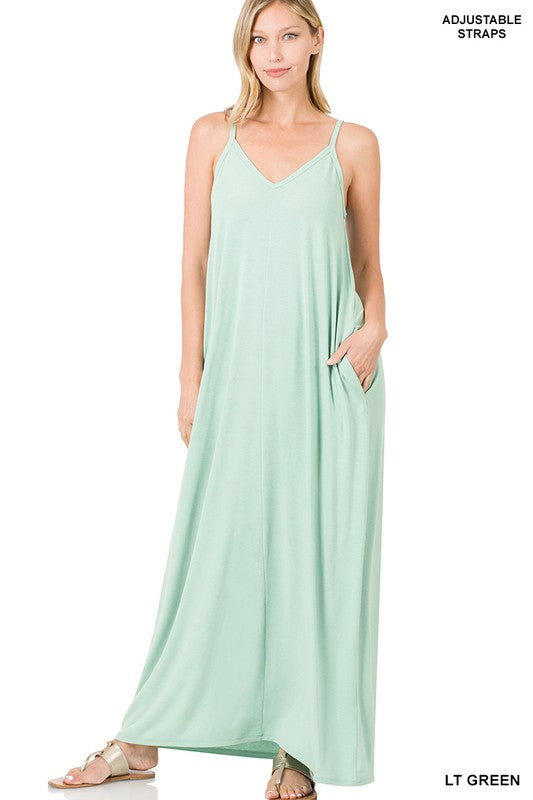 Bright green cheap maxi dress