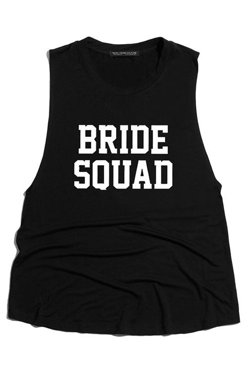 Bride squad vest store tops