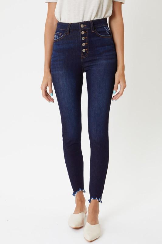 Raw High Waist Jeans