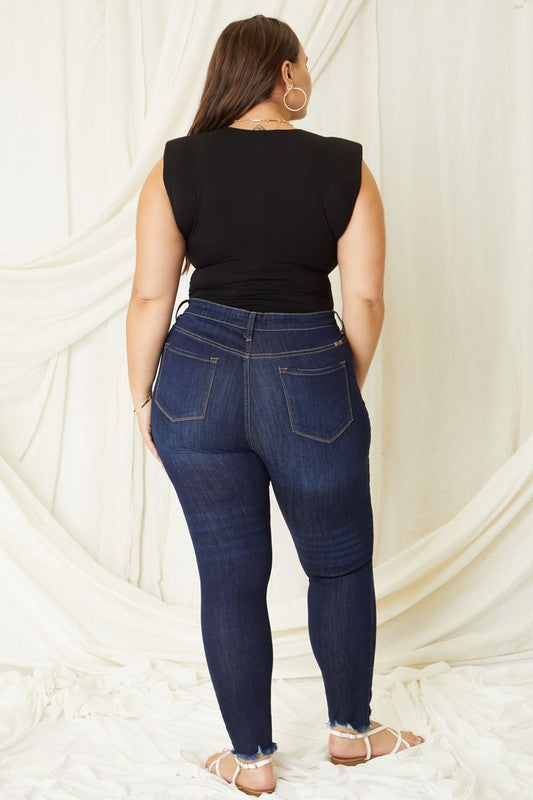 Raw High Waist Jeans