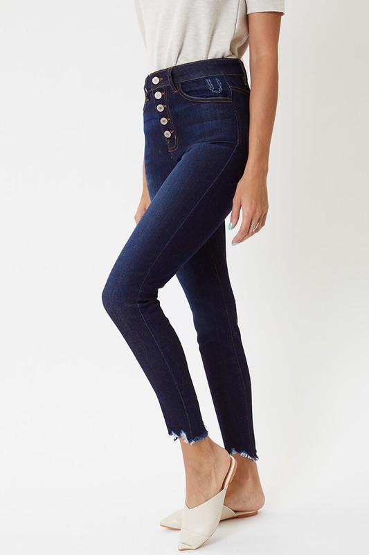 Raw High Waist Jeans