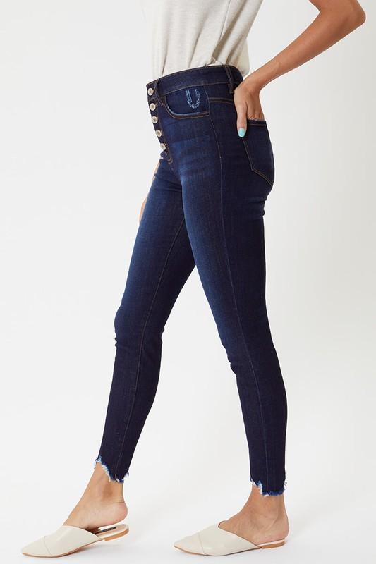 Raw High Waist Jeans