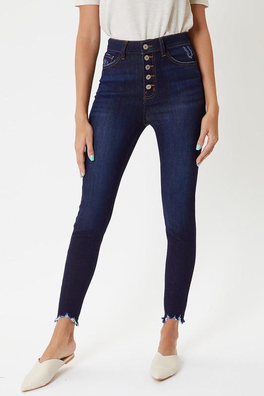 Raw High Waist Jeans