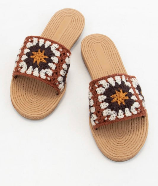 Julie Crochet Sandals