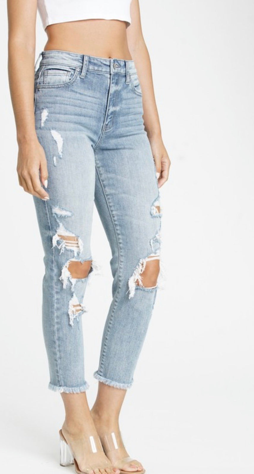 Goldie High Rise Mom Jeans